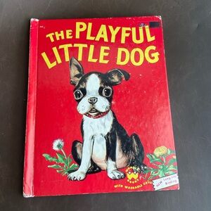The playful little dog Vintage Kids book